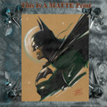 Batman Art Illustration Hard Signed 8.5x11in Fine Art PRINT