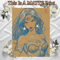 Wonder Woman Art Illustration Hard Signed 8.5x11in Fine Art PRINT