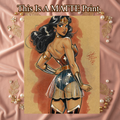 Wonder Woman Art Illustration Hard Signed 8.5x11in Fine Art PRINT