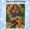 Poison Ivy Art Illustration Hard Signed 8.5x11in Fine Art PRINT