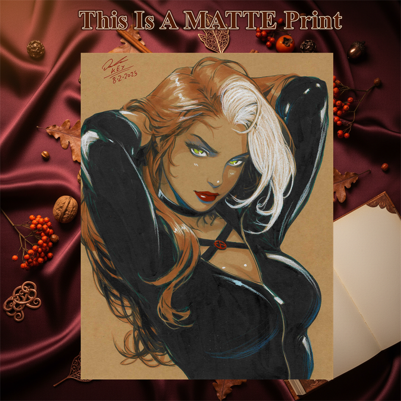 Rogue Art Illustration Hard Signed 8.5x11in Fine Art PRINT