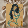 Dejah Thoris Art Illustration Hard Signed 8.5x11in Fine Art PRINT