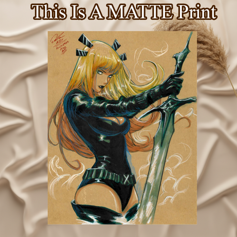 Magik Art Illustration Hard Signed 8.5x11in Fine Art PRINT