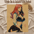Mary Jane Art Illustration Hard Signed 8.5x11in Fine Art PRINT