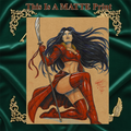 Shi Art Illustration Hard Signed 8.5x11in Fine Art PRINT
