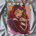 Scarlet Witch Art Illustration Hard Signed 8.5x11in Fine Art PRINT