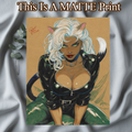 Black Cat Art Illustration Hard Signed 8.5x11in Fine Art PRINT