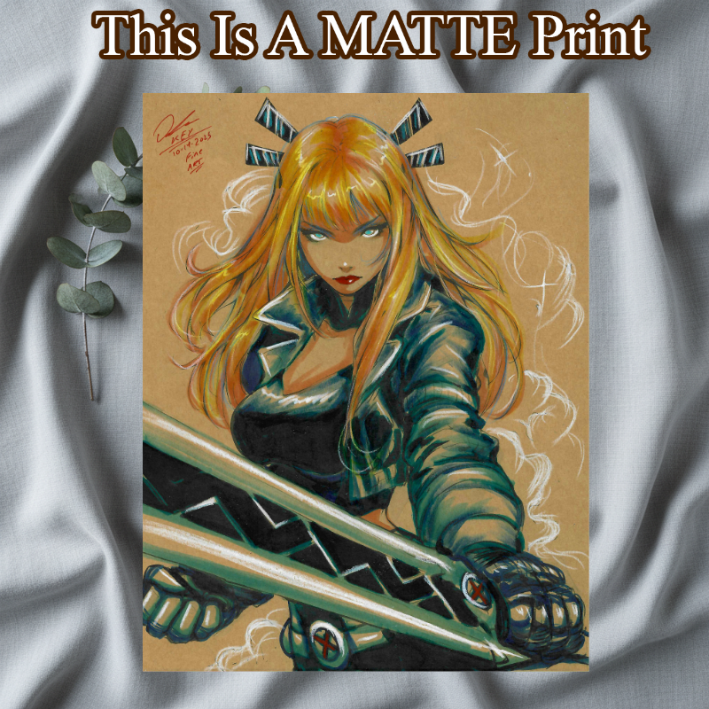 Magik Art Illustration Hard Signed 8.5x11in Fine Art PRINT