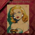 Supergirl Art Illustration Hard Signed 8.5x11in Fine Art PRINT