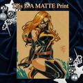 Ms Marvel Art Illustration Hard Signed 8.5x11in Fine Art PRINT