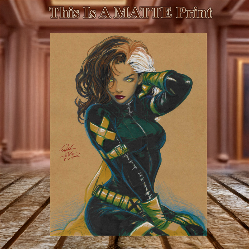 Rogue Art Illustration Hard Signed 8.5x11in Fine Art PRINT