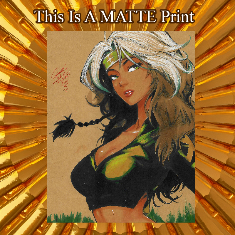 Rogue Art Illustration Hard Signed 8.5x11in Fine Art PRINT