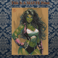 She Hulk Art Illustration Hard Signed 8.5x11in Fine Art PRINT