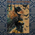 Batgirl Art Illustration Hard Signed 8.5x11in Fine Art PRINT