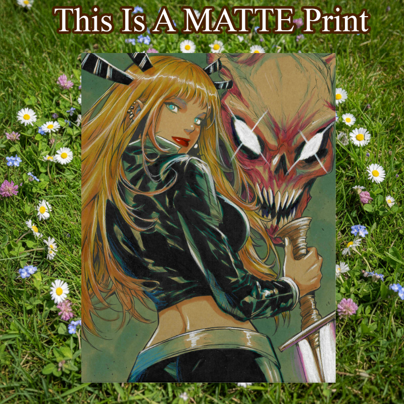 Magik Art Illustration Hard Signed 8.5x11in Fine Art PRINT