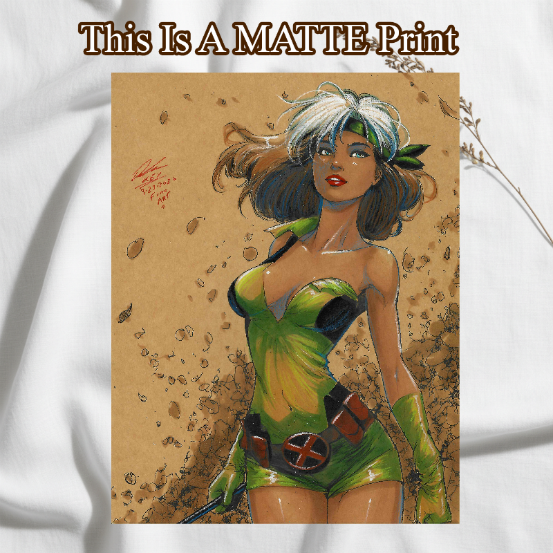Rogue Art Illustration Hard Signed 8.5x11in Fine Art PRINT