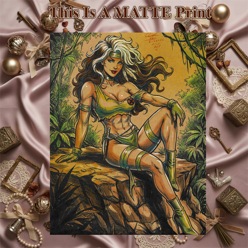 Rogue Art Illustration Hard Signed 8.5x11in Fine Art PRINT