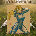 Samus Art Illustration Hard Signed 8.5x11in Fine Art PRINT