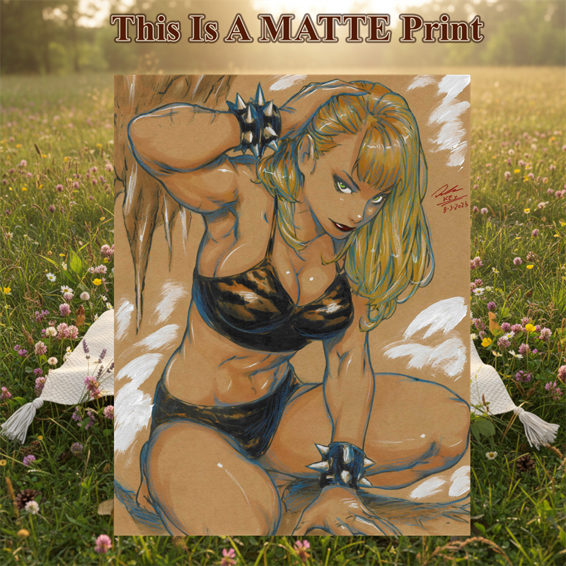 Shanna Art Illustration Hard Signed 8.5x11in Fine Art PRINT