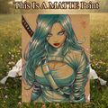 Psylocke Art Illustration Hard Signed 8.5x11in Fine Art PRINT