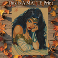 Wonder Woman Art Illustration Hard Signed 8.5x11in Fine Art PRINT