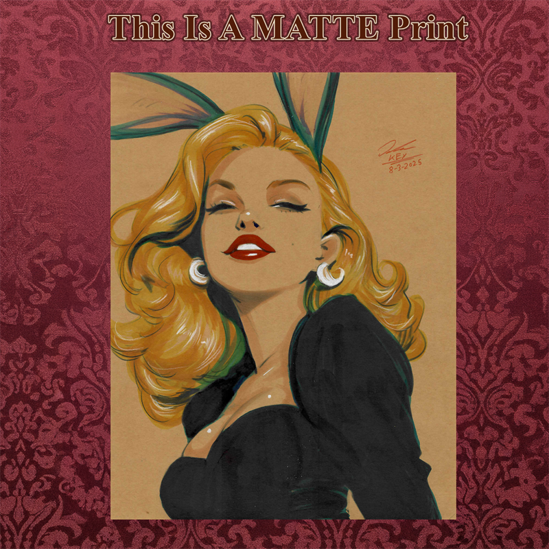 OC Art Illustration Hard Signed 8.5x11in Fine Art PRINT