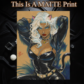 Black Cat Art Illustration Hard Signed 8.5x11in Fine Art PRINT