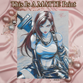 Tifa Lockhart Art Illustration Hard Signed 8.5x11in Fine Art PRINT