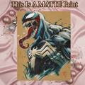 Venom Art Illustration Hard Signed 8.5x11in Fine Art PRINT
