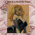 Gwen Stacy Art Illustration Hard Signed 8.5x11in Fine Art PRINT