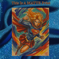 Supergirl Art Illustration Hard Signed 8.5x11in Fine Art PRINT