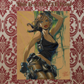 Lara Croft Art Illustration Hard Signed 8.5x11in Fine Art PRINT