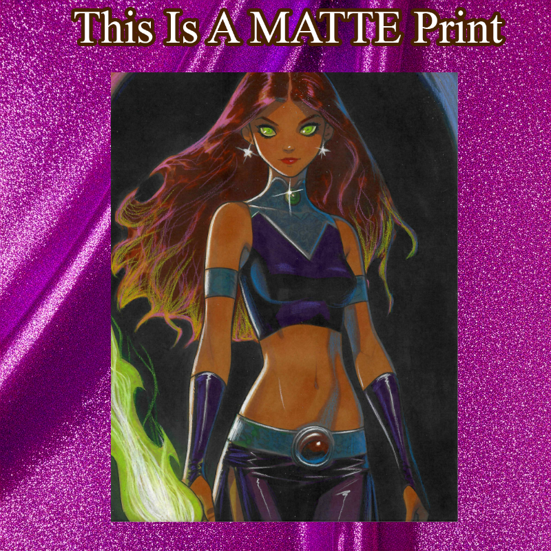 Starfire Art Illustration Hard Signed 8.5x11in Fine Art PRINT