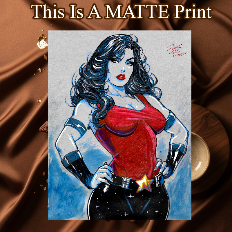 Dona Troy Art Illustration Hard Signed 8.5x11in Fine Art PRINT