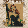 Poison Ivy Art Illustration Hard Signed 8.5x11in Fine Art PRINT