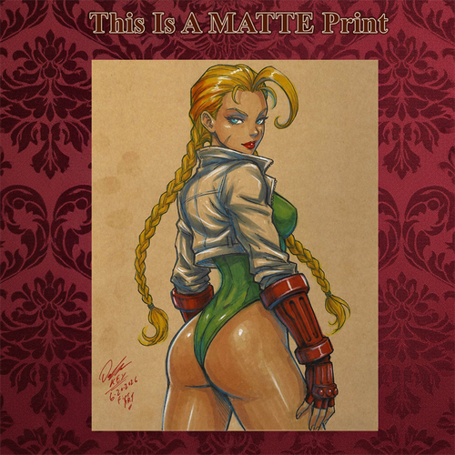 Cammy Art Illustration Hard Signed 8.5x11in Fine Art PRINT