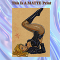 Black Canary Art Illustration Hard Signed 8.5x11in Fine Art PRINT