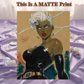 Storm Art Illustration Hard Signed 8.5x11in Fine Art PRINT