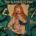 Mary Jane Art Illustration Hard Signed 8.5x11in Fine Art PRINT