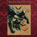 Batman Art Illustration Hard Signed 8.5x11in Fine Art PRINT