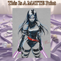 Psylocke Art Illustration Hard Signed 8.5x11in Fine Art PRINT