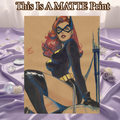 Batgirl Art Illustration Hard Signed 8.5x11in Fine Art PRINT