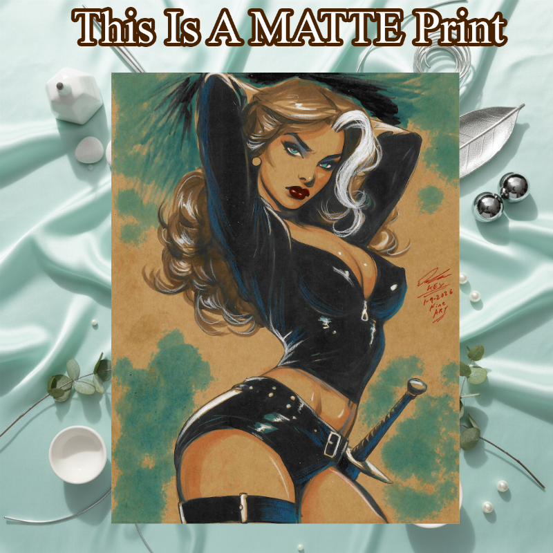 Rogue Art Illustration Hard Signed 8.5x11in Fine Art PRINT