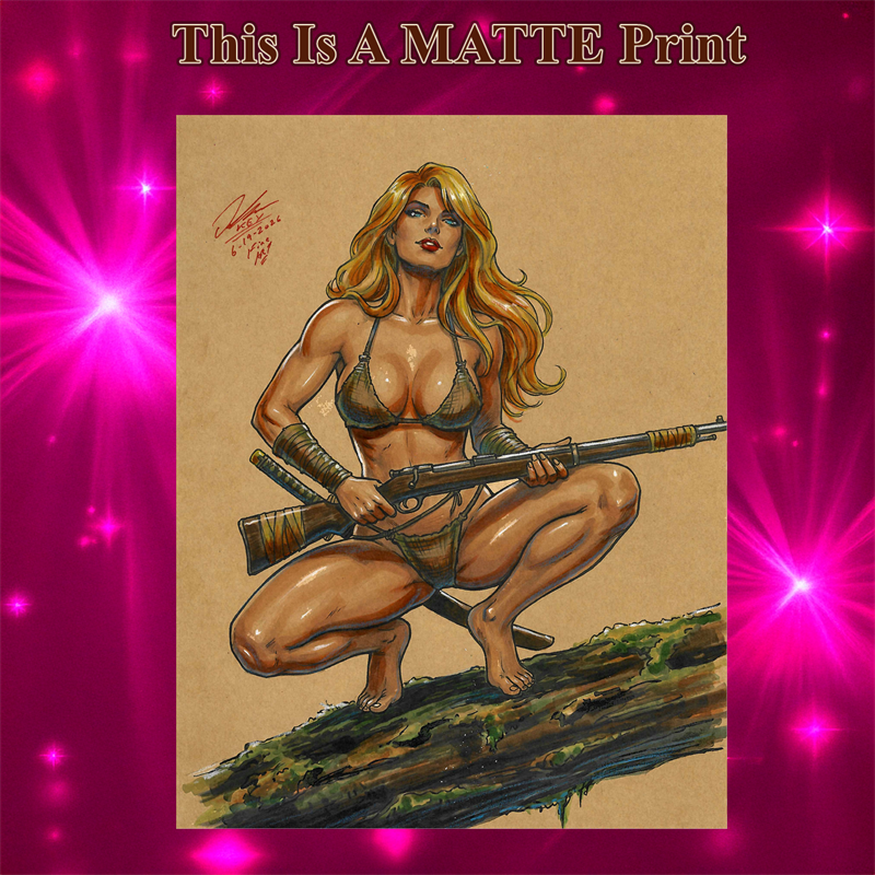 Shanna Art Illustration Hard Signed 8.5x11in Fine Art PRINT