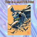 Batman Art Illustration Hard Signed 8.5x11in Fine Art PRINT