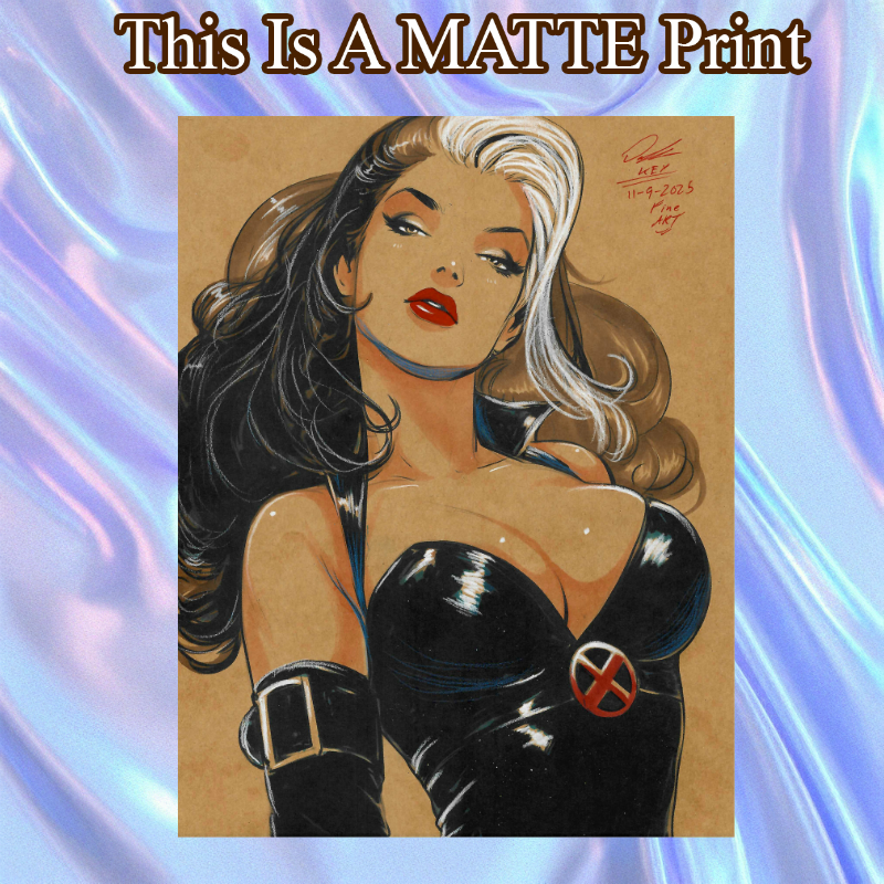 Rogue Art Illustration Hard Signed 8.5x11in Fine Art PRINT