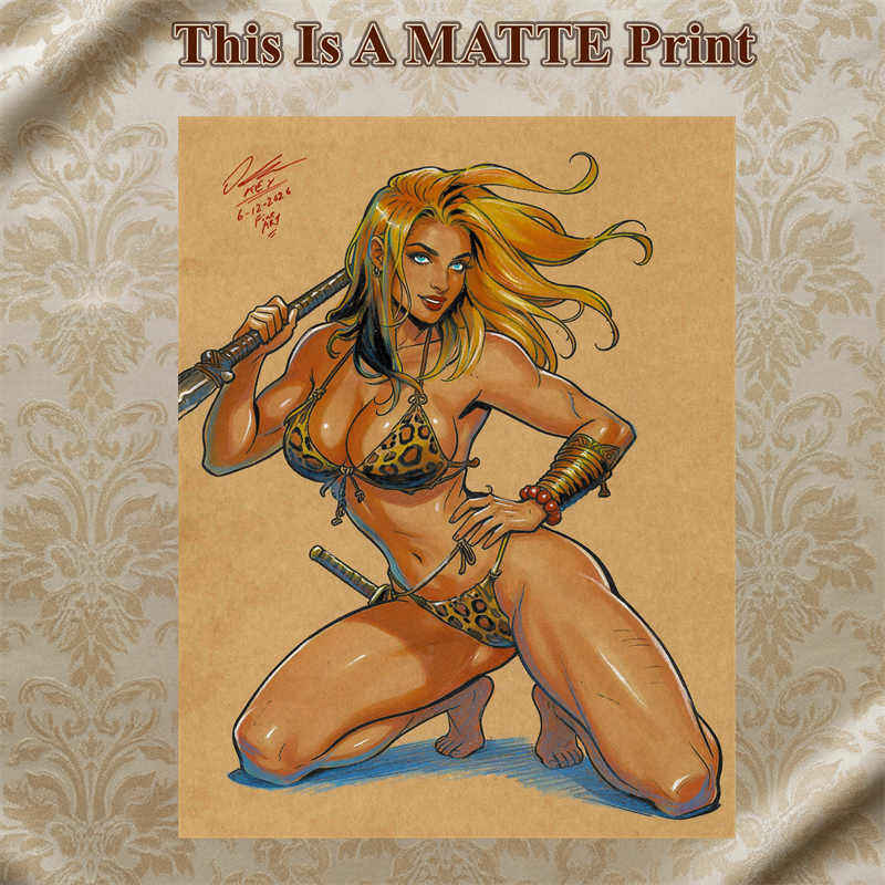 Shanna Art Illustration Hard Signed 8.5x11in Fine Art PRINT