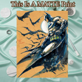 Batman Art Illustration Hard Signed 8.5x11in Fine Art PRINT