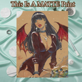 Vampirella Art Illustration Hard Signed 8.5x11in Fine Art PRINT