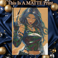 X-23 Art Illustration Hard Signed 8.5x11in Fine Art PRINT